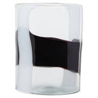 Small Glass Vase with Abstract Pattern