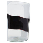 Small Glass Vase with Abstract Pattern