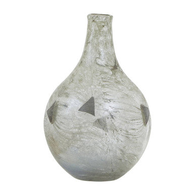 Medium Metallic Effect Bottle Vase