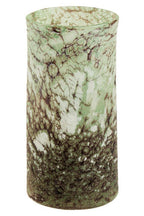 Small Glass Marble Effect Vase