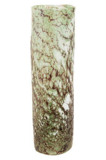Small Glass Marble Effect Vase
