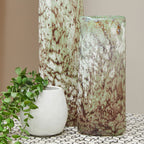 Small Glass Marble Effect Vase