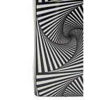 Small Black and White Ceramic Jar