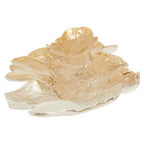 Large Ombre Silver and Gold Finish Dish