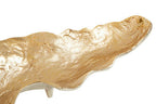 Large Ombre Silver and Gold Finish Dish
