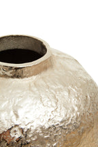 Large Ombre Silver and Gold Finish Vase