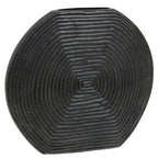 Textured Grey Aluminium Large Vase
