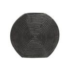 Textured Grey Aluminium Large Vase