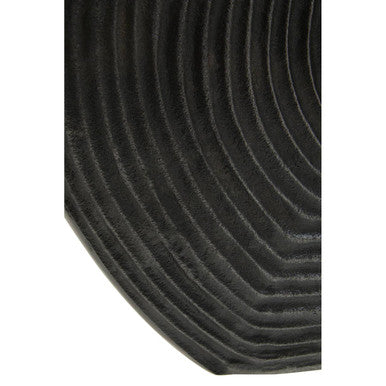 Textured Grey Aluminium Large Vase