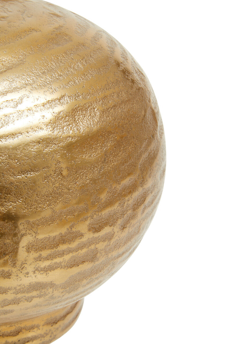 Small Abstract Gold Finish Vase