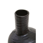 Large Abstract Black Finish Vase | Deomali
