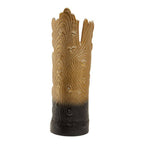 Black and Gold Finish Large Ombre Candle Holder