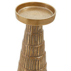 Large Gold Finish Candle Holder