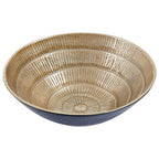 Small Black and Gold Finish Bowl