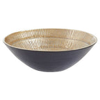 Small Black and Gold Finish Bowl