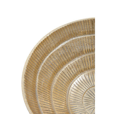 Small Black and Gold Finish Bowl