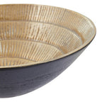 Small Black and Gold Finish Bowl