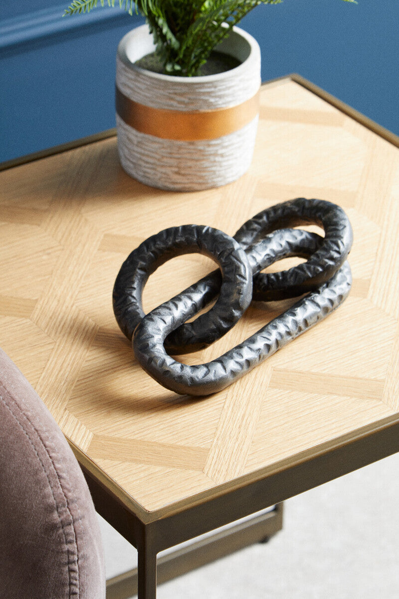 Grey Chain Sculpture