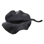 Black Finish Leaf Dish