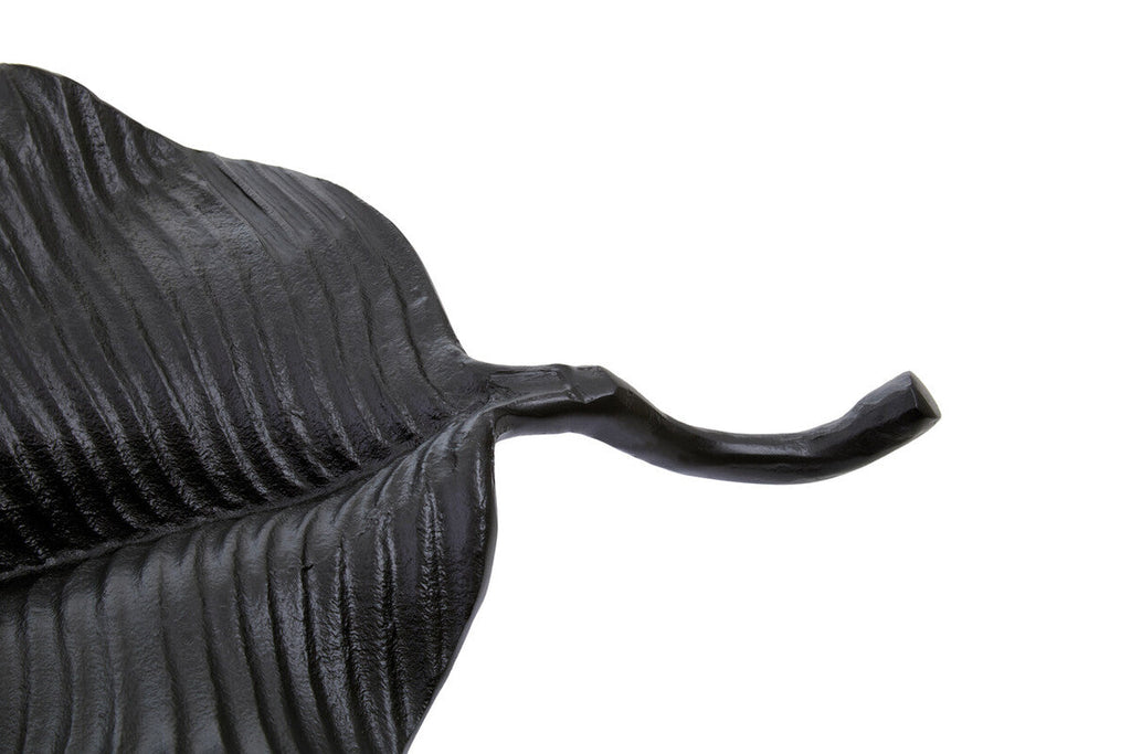 Black Finish Leaf Dish