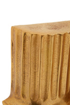 Set of 2 Gold Pillar Bookends