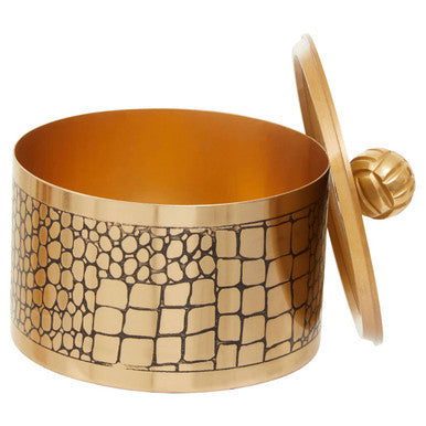 Large Croc Pattern Trinket Box