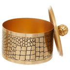 Large Croc Pattern Trinket Box