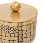Large Croc Pattern Trinket Box