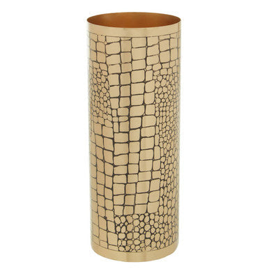 Large Croc Pattern Vase