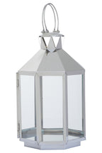 Large Silver Steel Lantern