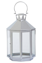 Large Silver Steel Lantern