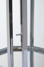 Large Silver Steel Lantern