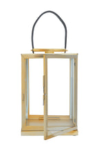 Small Gold Steel with Hair on Leather Handle Lantern