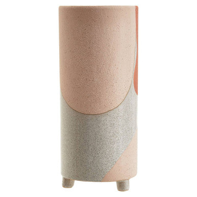 Terracotta Abstract Small Vase