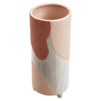 Terracotta Abstract Small Vase