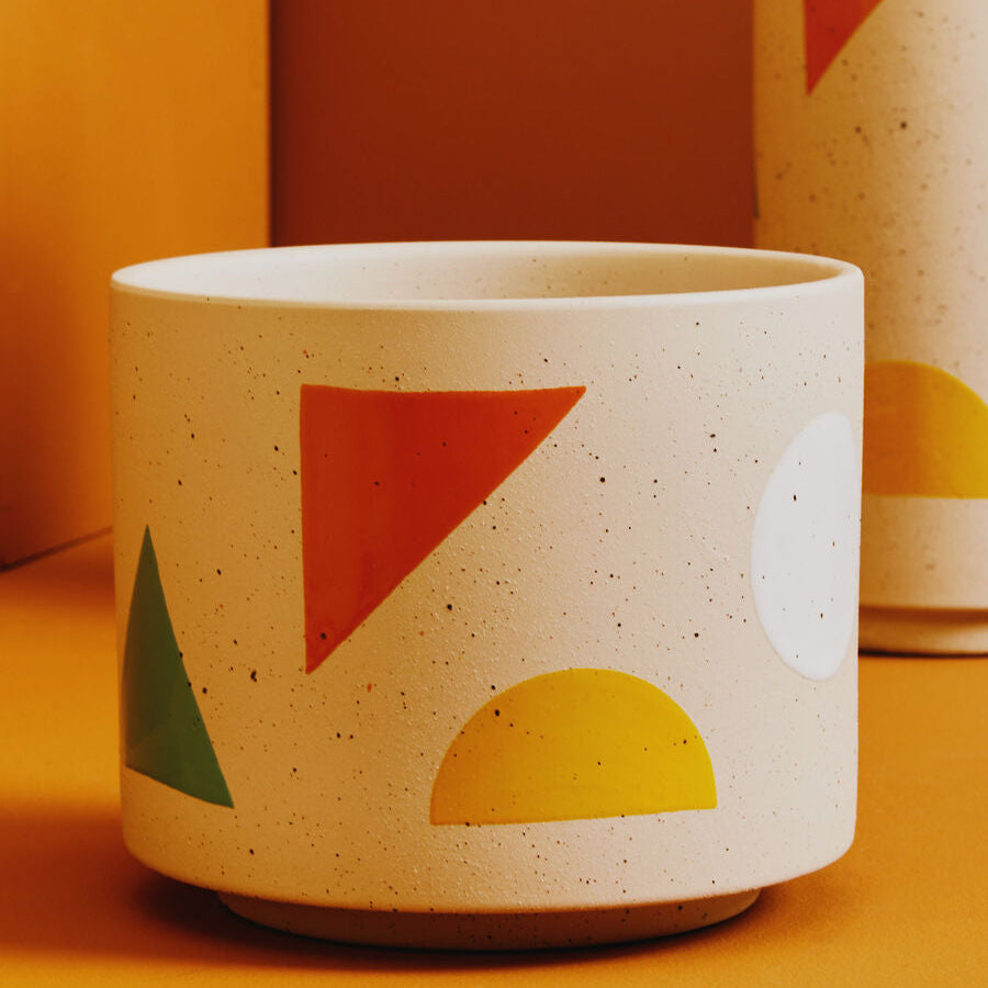Large Abstract Planter