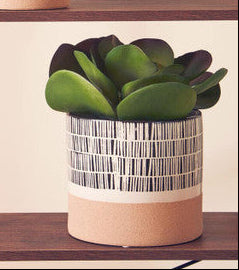 Large Striped Planter