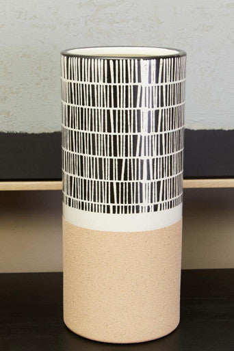 Small Striped Vase