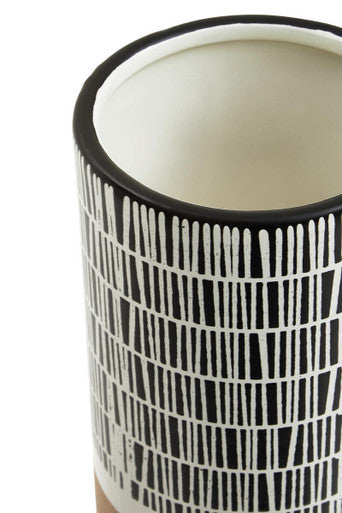 Small Striped Vase
