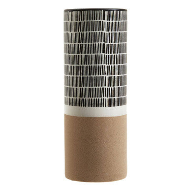 Large Striped Vase