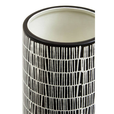 Large Striped Vase