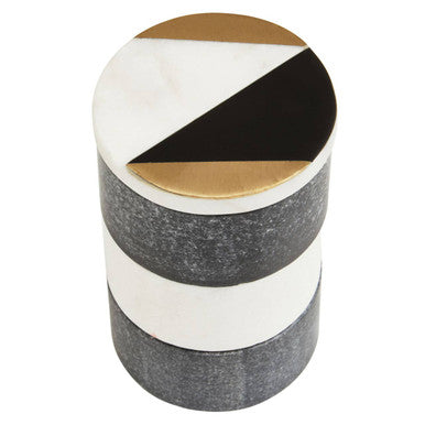 Marble Stacking Trinket Pots
