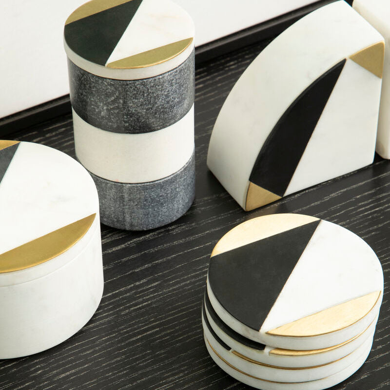Marble Stacking Trinket Pots