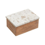 Marble Lid Large Trinket Box