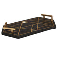Black Slate with Mother of Pearl Inlay Tray