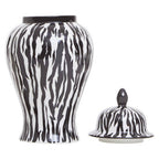 High-Gloss Calligraphy Large Ceramic Jar