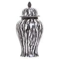 High-Gloss Calligraphy Large Ceramic Jar