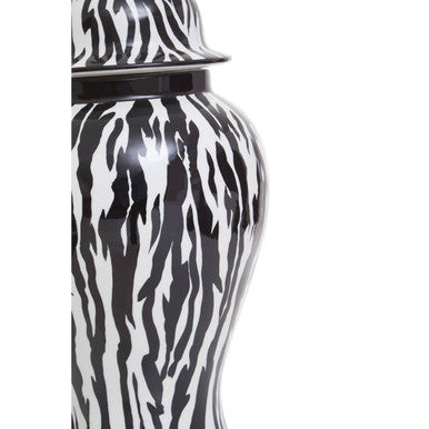 High-Gloss Calligraphy Large Ceramic Jar