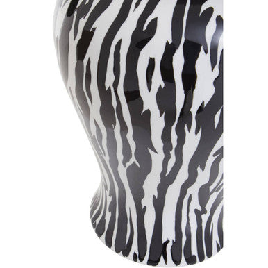 High-Gloss Calligraphy Large Ceramic Jar
