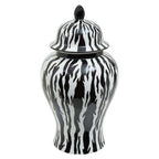 High-Gloss Calligraphy Small Ceramic Jar